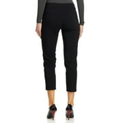 Zac & Rachel Women's Pull-On Millenium Ankle Pants, Black, 10