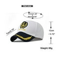 thumbnail image 2 of 2pcs Baseball Caps Pretty Captains Hat Fashion Baseball Hats Sunshade Hats, 2 of 7