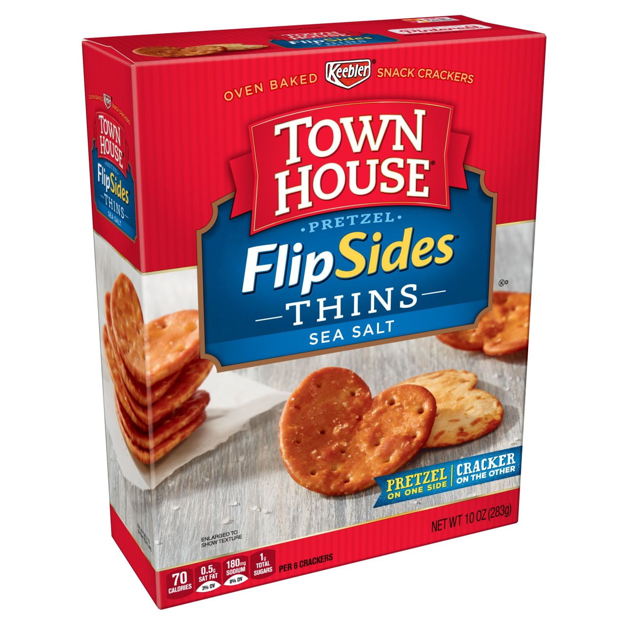 Kellogg's Town House Pretzel Flip Sides Thins Sea Salt Oven Baked