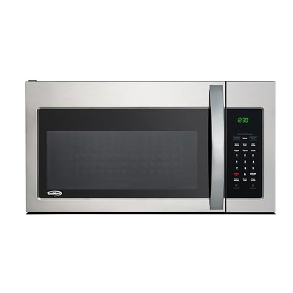 Horno microondas de convección KoolMore KM-MOTC-15SS de 15 pulgadas, 900 vatios y 300 CFM en acero inoxidable, homologado por UL, 30 pulgadas/1,5 pies cúbicos