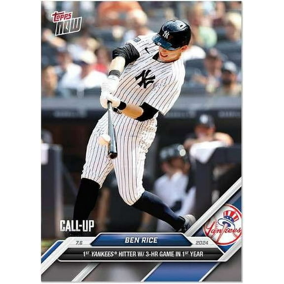 MLB 2024 NOW Baseball      Ben Rice #388 (Rookie, 1st Yankee with 3 HR Game in 1st Year)