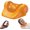 Brown, variant on Neck Massager with Heat, 3-in-1 Electric Cervical Massager for Pain Relief & Hot Compress, Ergonomic Neck and Shoulder Relaxer Stretcher - Ideal Gift for Office Workers, Athletes & Everyone, Brown