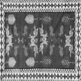 thumbnail image 1 of Ahgly Company Indoor Square Persian Gray Traditional Area Rugs, 3' Square, 1 of 1