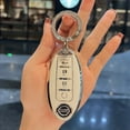 thumbnail image 5 of For Nissan Qashqai Juke J10 J11 X-Trail T32 T31 Kicks Tiida Pathfinder Note for Infiniti Soft TPU Protection Car Key Case Shell, 5 of 9