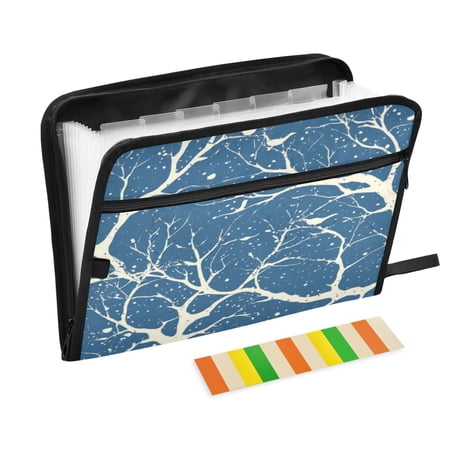 Organ Folder 14.2 x 0.8 x 10.6 Inches 13 Separate Pockets A4 Size Documents Folder A Sort Storage File Manager For The Home Office Small Winter White Tree Organ Folder 14.2 x 0.8 x 10.6 Inches 13 Separate Pockets A4 Size Documents Folder A Sort Storage File Manager For The Home Office Small Winter White Tree