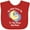 Red, variant on Inktastic My Mimi Loves Me to the Moon and Back Boys or Girls Baby Bib