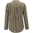 thumbnail image 4 of Women's Winter Tennis Clothes Sleeve Half Button Summer Casual Fitted Shirt Clothes Plus Size Fashion, 4 of 11