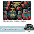 thumbnail image 2 of Owl Polyester Non-Slip Machine Washable Indoor Rug Floor Mat Chair Rug, 2 of 6
