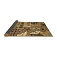 thumbnail image 2 of Ahgly Company Indoor Square Abstract Brown Modern Area Rugs, 4' Square, 2 of 4