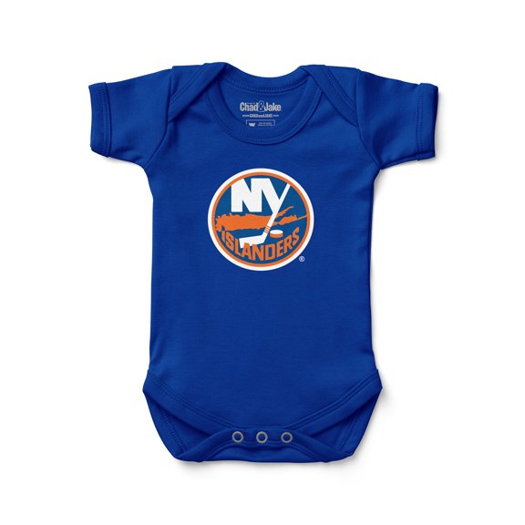 Newborn & Infant Chad & Jake Royal New York Islanders Primary Logo Bodysuit