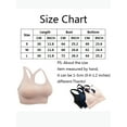 thumbnail image 3 of YouLoveIt Women's Sports Bra Cross Back Ladies Removable Pad Yoga Bras Anti-sagging Padded Stretch Bra Comfort Padded Sports Bra Running Workout Bra, 3 of 7