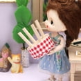 thumbnail image 3 of Taburete pequeño de simulación Hesroicy, taburete de madera suave y bonito para decoración de casas de muñecas, 3 of 8