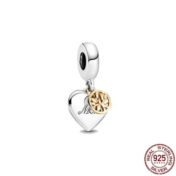 2023 Hot 100% 925 Sterling Silver Charms Dangle Beads Fit Original Pandora Bracelet Necklace Diy Jewelry Making For Women Gao Jinjia LED