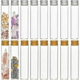 thumbnail image 6 of 40Pcs Mini Bottles with Aluminum Screw Caps 6ml Small Glass Vials Mini Glass Jars Mini Glass Bottles Tiny Jars Clear Glass Wishing Bottle Empty Jar for Liquid DIY Crafts Party Favors Beads Gold, 6 of 9