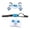 Blue, variant on BIMZUC S-012 RC Stunt Car Remote Control Watch Gesture Sensor Deformable Electric Toy Cars All Terrain Speed 2.4GHz 4WD 360° Rotation Whirligig Off-road Vehicle Blue