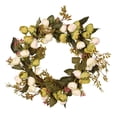 thumbnail image 2 of de Flores Artificiales de Peonía de Puerta de Primavera Flor Delantera Puerta Boda Decoración Interior Verde BLESIY Guirnalda de la puerta de la ramita de la flor, 2 of 8