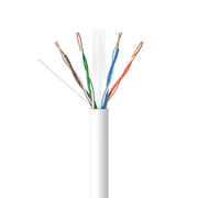 Cables Direct Online 500 ft Cat6 Ethernet Cable Bulk – 23AWG Solid CCA UTP, Unshielded, 550MHz, Pull Box, LAN Network Wire, RJ45 Compatible, Indoor Use, High-Speed Internet, White