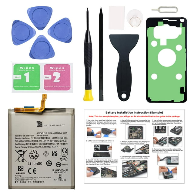 Batería de repuesto MAXSHARKS para Samsung Galaxy S23 Plus