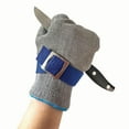 thumbnail image 2 of Cutlery-Pro Mesh Level-9 Safety Cut-Resistant Kitchen Glove, Cat Cora Approved, Stainless Steel, Medium, 1-Glove, 2 of 4