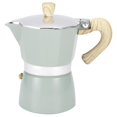 thumbnail image 2 of 3 Cup Aluminum Espresso Stovetop Moka Pot Express Coffee Maker Percolator Italian Classic Mocha Coffee Machine for Italian and Cuban Cafe Brewing for Home & Camping 150ml 5oz, 2 of 8