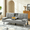 Light Grey, variant on Gewnee 65.35"Futon Sofa Bed,Foldable Sleeper Sofa with 5 Adjustable Angles,Cup Holders & Side Storage Pocket,Ideal for Home,Office,Guest Room.Black