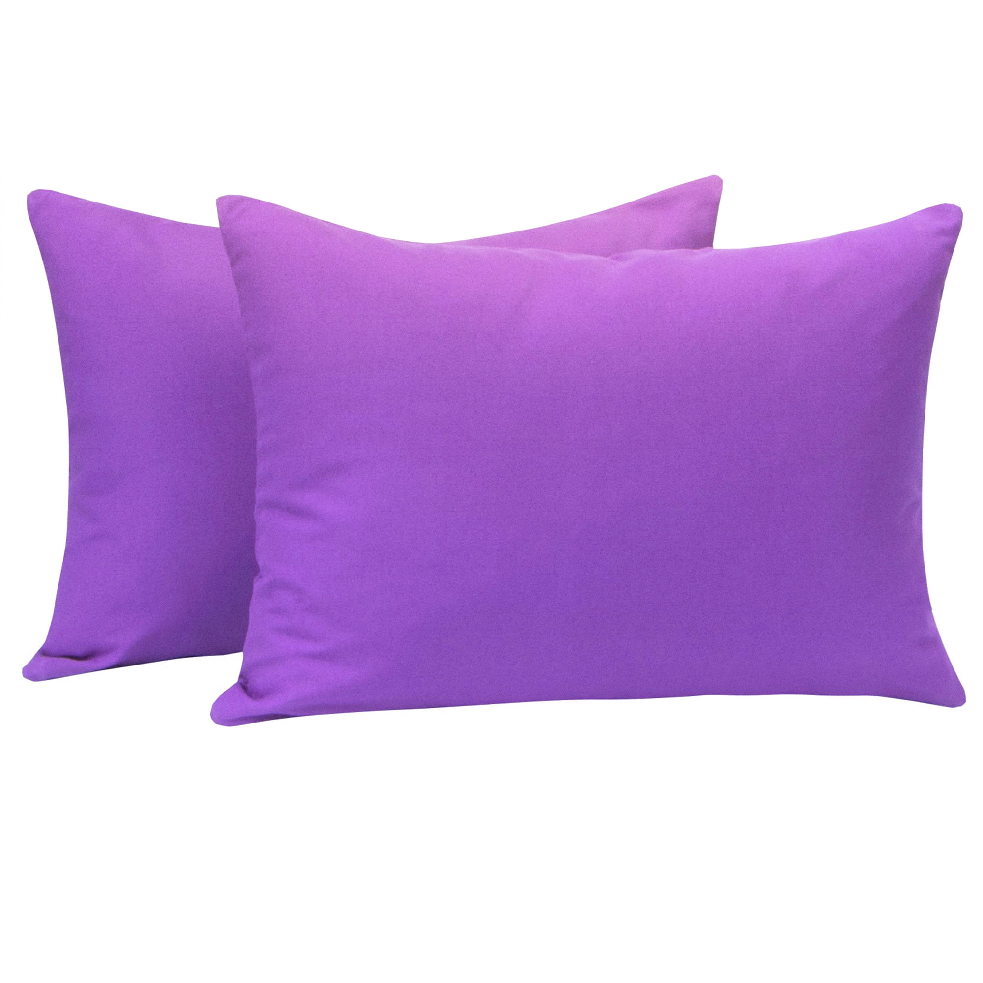 Ntbay soft anti-wrinkle cushion covers and dirt-repellent envelope closures microfiber plain pillowcases 