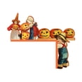 thumbnail image 1 of Adhesivos Decorativos De Madera Para La Esquina De La Puerta De Halloween Adhesivos Decorativos Para Interiores Y Exteriores, Porches Y Jardines Con Pequeñas Brujas Adornos De Madera Para El Marco, 1 of 3