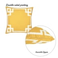 thumbnail image 5 of Geometric Yellow&White Square 18" x 18" Throw Pillow Cover, 5 of 9