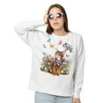 thumbnail image 2 of Abyssinian Celebrates Spring and Enjoys a Happy Easter Sweatshirt Unisex Merch Cat Lover Kitten Owner Gifts - 02001, 2 of 6