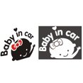 thumbnail image 3 of Homeholiday Car Styling 3D Cartoon Car Stickers Reflective Vinyl Baby in Car Warming Sticker Decals on Board Decoration, 3 of 8