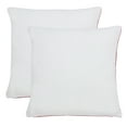 thumbnail image 4 of SAFAVIEH Jovanni Solid Pillow, 18" x 18", Pink, Set of 2, 4 of 5