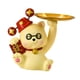 thumbnail image 5 of Bonita estatua de gato de la suerte, figura de resina novedosa, bandeja decorativa para guardar llaves, joyería Amarillo, 5 of 9