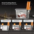 thumbnail image 4 of INKBIRD Sous Vide Machine Slow Cookers ,ISV-101W WiFi App Monitor ,1000W Sous Vide,3D Fast Heat,15 Liters, 4 of 7