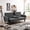 Dark Gray01, variant on BSHTI 72" Corduroy Sofa Bed with Pull-Out Cup Holder, Adjustable Back, Straight-Line Design for Living Room(Pink)