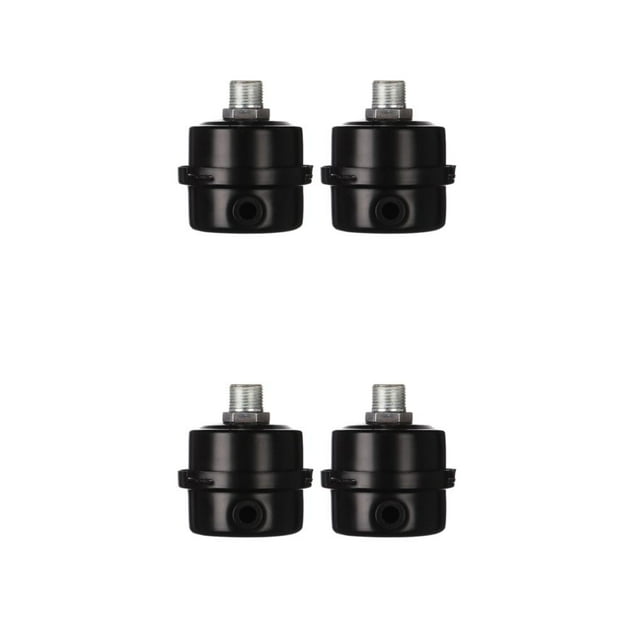 Guardoinrt 2x Black Powerful And Portable Air Compressor With Low Noise Operation Filter Intake 20.5mm iron G1/2 2Set