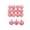 Red, variant on Christmas Balls - Christmas Tree Decoration Ornaments Shatterproof Hanging Balls for Birthday Halloween Holiday Wedding Decorations Set of 12pcs