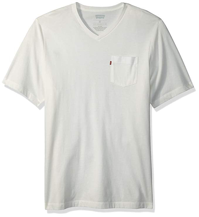 Levi's Men's Harper Pocket V-Neck T-Shirt , White, 2X Large - NEW -  