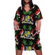 thumbnail image 2 of Vestido holgado con bolsillo y escudo de armas de Mauricio para cumpleaños, vestido de mujer, 2 of 7