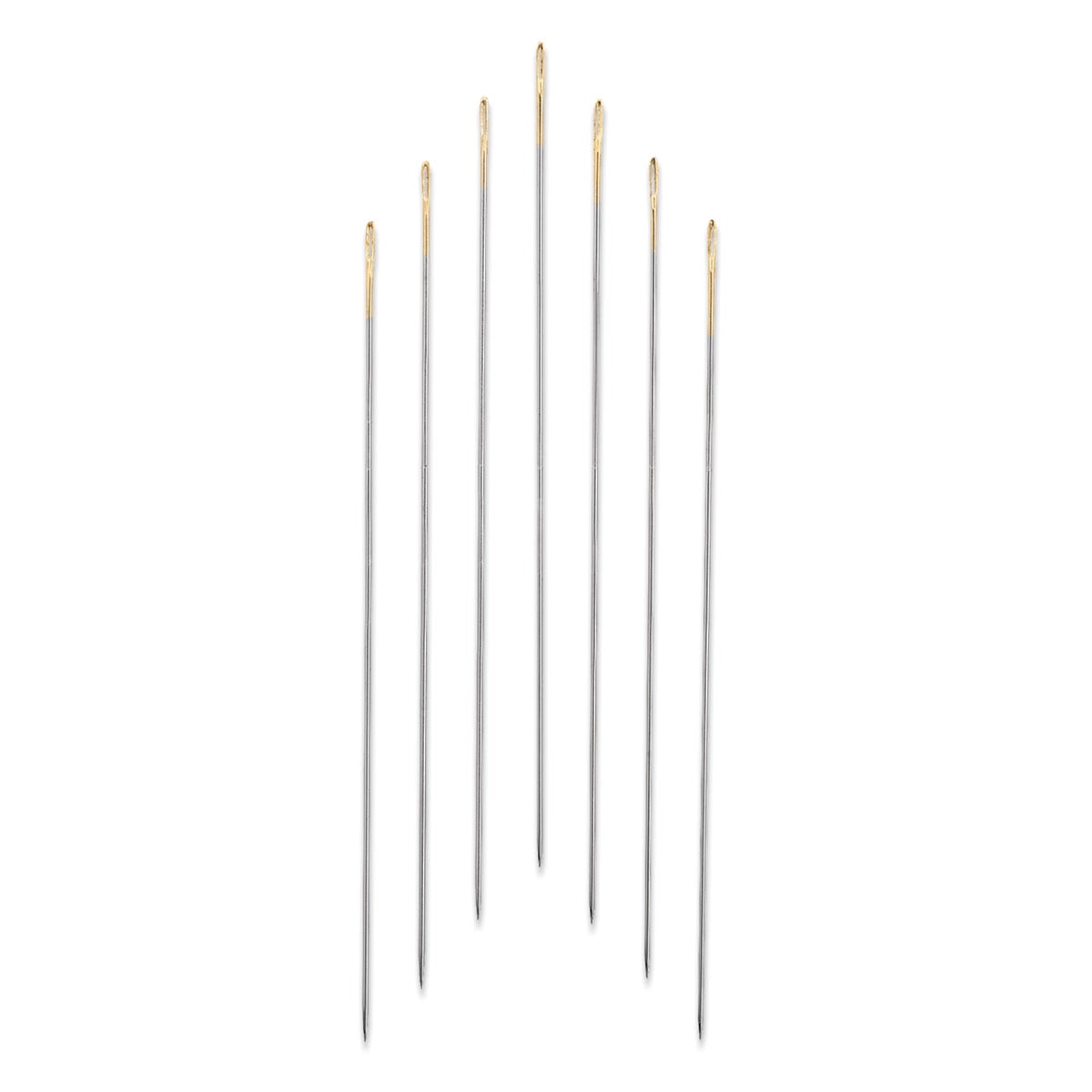 Beads Needles 01# Jewelry Accessories Steel Beading Needles Big Eye Beading Threading String Needles Hand Tools for Professioanl or Beginner Craft Making