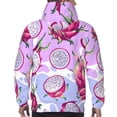 thumbnail image 7 of Sikiie Dragon Fruit Men's Hoodie, Essentials Hoodie, Sweatshirt, Pullover Hooded Sweatshirt for Men-3X-Large, 7 of 7