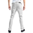 thumbnail image 2 of Alta Designer Fashion Mens Slim Fit Skinny Denim Jeans - White - Size 40, 2 of 8