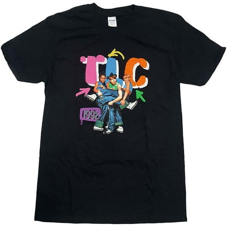 Men's TLC Kicking Group Slim Fit T-shirt XX-Large Black