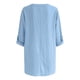 thumbnail image 5 of Tops Para Mujer Tops Con Estampado Navideño Manga Larga Hombro Algodón Lino Cuello en V Blusa Túnica Suelta Odeerbi  ODB183884, 5 of 5