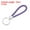 Purple, variant on Uxcell Keyring Woven Lanyard Straps Braided Leather Keychain, Dark Blue 3 Pack