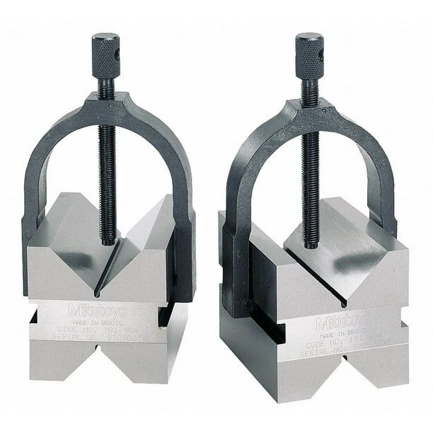 Mitutoyo V Block/Clamp,2 In Cap,PK2 181-904-10 - Walmart.com