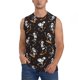 thumbnail image 1 of Balery Jumping Skull Camisetas sin mangas para hombre, absorbe la humedad y protege contra el mal olor.-XX-Large, 1 of 7