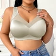thumbnail image 2 of PBFRDSJ Plus Size Sports Bras for Women Wireless Push-Up Seamless Bra for Seniors Full Coverage Soft Comfort Jelly Bralettes, 2 of 8
