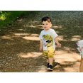thumbnail image 3 of Toddler Infant Baby Boy Clothes Set Short Sleeve Shirt Shorts Summer Outfits (18-24 Months, White), 3 of 6