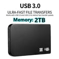 thumbnail image 4 of thinsony Disque Dur Externe USB Portable USB3.0 HDD SSD Stockage Mémoire Disques Mobiles Type-C Boîtes Disque Dur Ordinateur Portable, 4 of 7