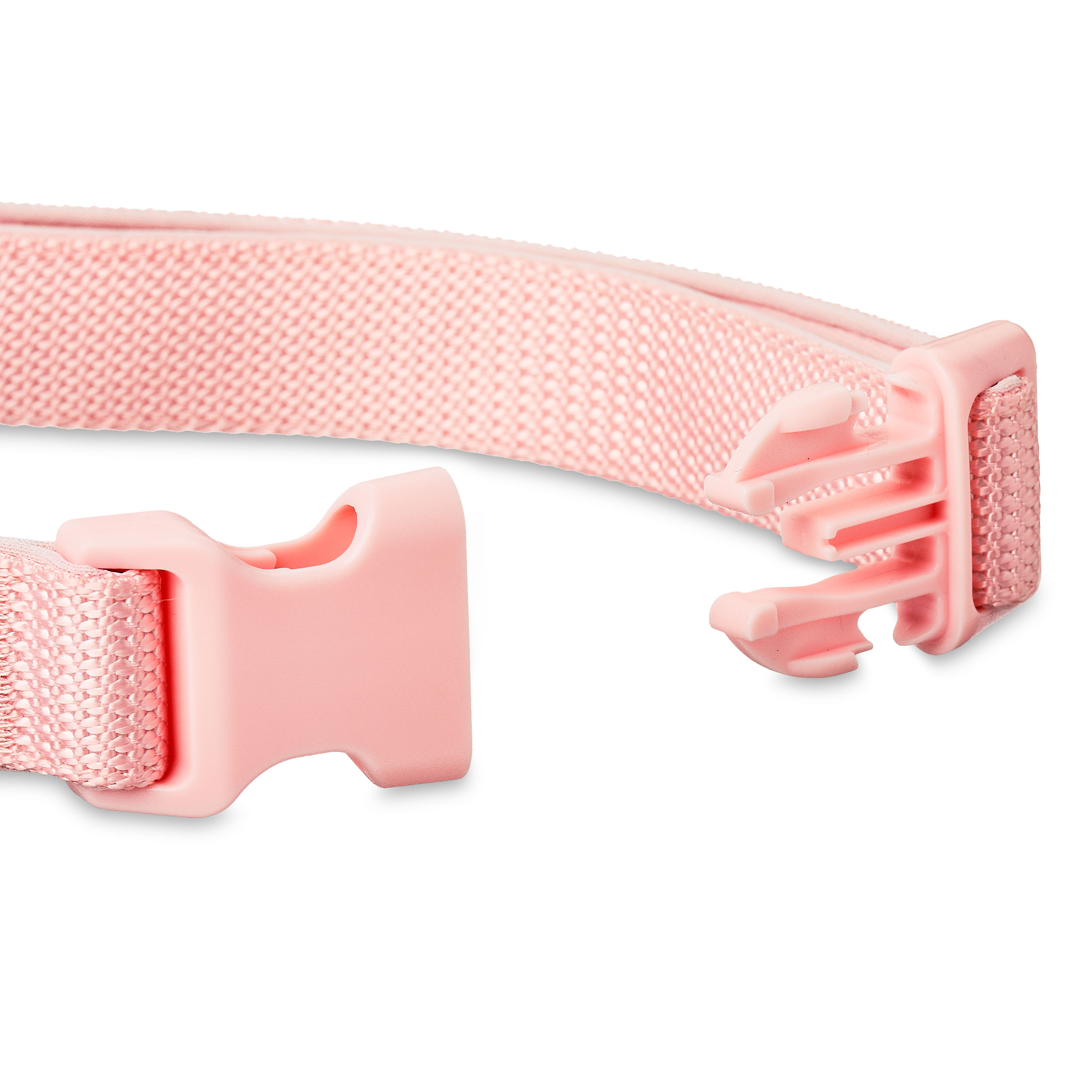 Vibrant Life Neoprene Cushioned Adjustable Dog Collar, Soft Pink, Large